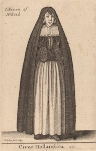 Cives Hollandica, 1643 von Wenceslaus Hollar