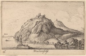 Drachenfels von Wenceslaus Hollar