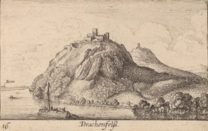 Drachenfels von Wenceslaus Hollar