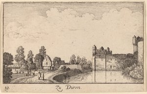 Düren von Wenceslaus Hollar