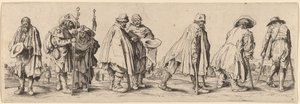 Acht Bettler von Wenceslaus Hollar