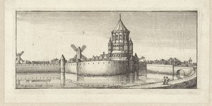 Ansicht des Kleinen Houtpoort in Haarlem