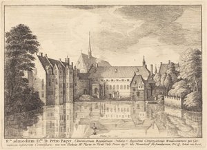 Groenendael Abbey von Wenceslaus Hollar