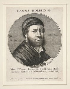 Hans Holbein der Jüngere (1497/8-1543) von Wenceslaus Hollar