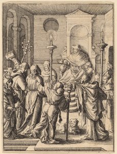 Jesus vor Annas von Wenceslaus Hollar
