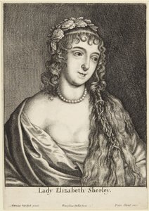 Lady Elizabeth Sherley von Wenceslaus Hollar