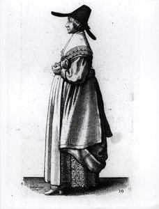 Kaufmannsfrau, 1640 von Wenceslaus Hollar