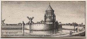 Stadttor mit Wassergraben