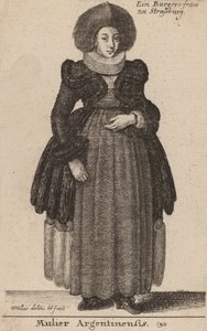 Mulier Argentinensis von Wenceslaus Hollar