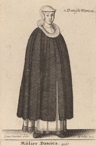 Dänische Frau von Wenceslaus Hollar