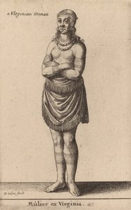 Frau aus Virginia von Wenceslaus Hollar