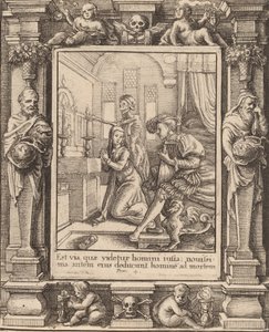 Nonne, 1651 von Wenceslaus Hollar