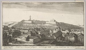 Aussicht auf den inneren Teil von Tanger mit der oberen Burg