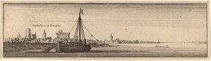 Rüdesheim, um 1632-1636 von Wenceslaus Hollar