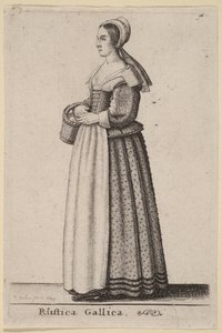 Rustica Gallica von Wenceslaus Hollar