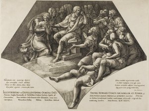 Seleukos und sein Sohn von Wenceslaus Hollar