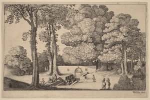 Die Mineralquelle von Wenceslaus Hollar
