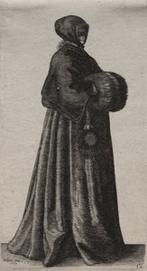 Die verschiedenen Gewohnheiten englischer Frauen, von der Adelsklasse bis zu den Landfrauen..., 1639 von Wenceslaus Hollar