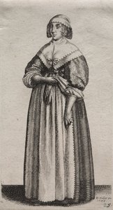 Die verschiedenen Gewohnheiten englischer Frauen, von der Adligen bis zur Landfrau..., 1640