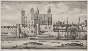 Der Turm, London von Wenceslaus Hollar