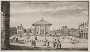 Ansichten von London: Der Platz in Covent Garden