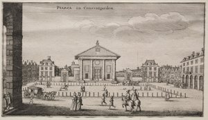 Ansichten von London: Der Platz in Covent Garden