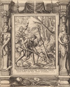 Als Adam grub, 1651 von Wenceslaus Hollar