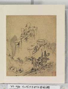 Album mit Landschaftsgemälden