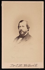 Porträt von Dr. Charles Mayer Wetherill 1825-1871 von Wenderoth and Taylor