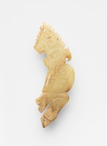 Endstück in Form eines Vogels, ca. 1300-1050 v. Chr.