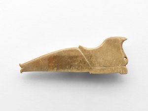 Anhänger in Form eines Vogels, ca. 1050-950 v. Chr. (Jade) von Western Zhou Dynasty Chinese School