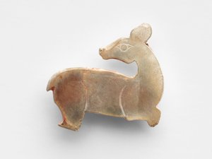 Anhänger in Form eines Hirsches, ca. 1050-850 v. Chr. von Western Zhou Dynasty Chinese School