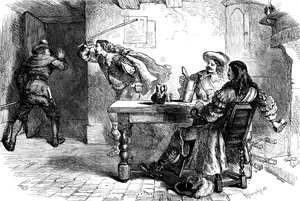 Der Tumult in der Ship Tavern, 17. Jahrhundert, um 1880