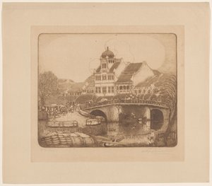 Das Bürogebäude der Firma Sluyters & Co. Kali Besar Batavia