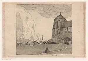 Ansicht von Veere von Wijnand Otto Jan Nieuwenkamp