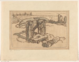 Holzkapstan auf einer Werft in Volendam von Wijnand Otto Jan Nieuwenkamp