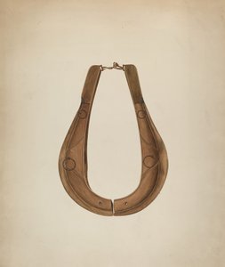 Pferdehalsband und Hame, ca. 1941