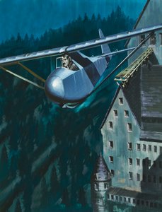 Gleiterflucht aus der Burg Colditz von Wilf (20th century) Hardy