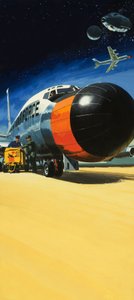 Unidentifiziertes Flugzeug mit großer Nase von Wilf (20th century) Hardy
