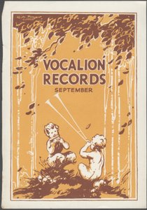 Vocalion Records Bulletin von Wilfred Fryer, Curtis Advertising Agency