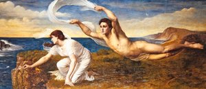 Boreas und Corithyia, ca. 1890 von Wilfred Gabriel de Glehn