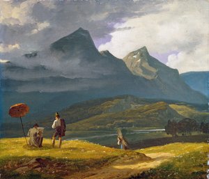 Berglandschaft von Wilhelm Bendz