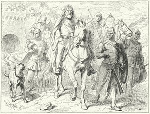 Heinrich der Löwe, Herzog von Sachsen, vor Bardowiek von Wilhelm Camphausen