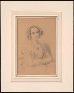 Porträt der Komponistin Fanny Hensel geb. Mendelssohn, 1847 von Wilhelm Hensel
