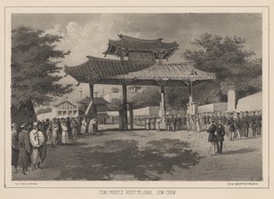 Com: Perrys Besuch in Shui, Lew Chew, 1855
