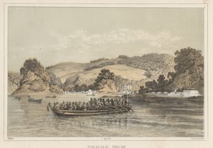 To-Ri-Ga-Sa-Ki, Yedo-Bucht, 1855 von Wilhelm Joseph Heine