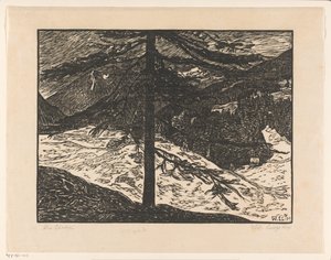 Die Lärche von Wilhelm Laage (signed by artist)