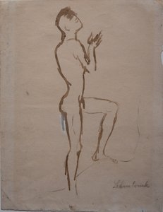 Emporsteigender Mann von Wilhelm Lehmbruck