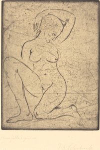 Kniende, klein von Wilhelm Lehmbruck