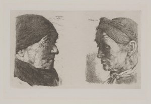 Ein Bauernpaar von Wilhelm Maria Hubertus Leibl